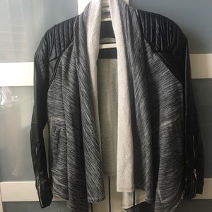 Blanknyc Shawl Collar Moto Jacket